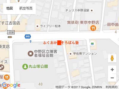 ふくおかそろばん塾アクセスマップ